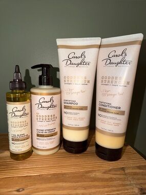 *NEW* Carol's Daughter Goddess Strength Shampoo & Conditioner 4pc. Set